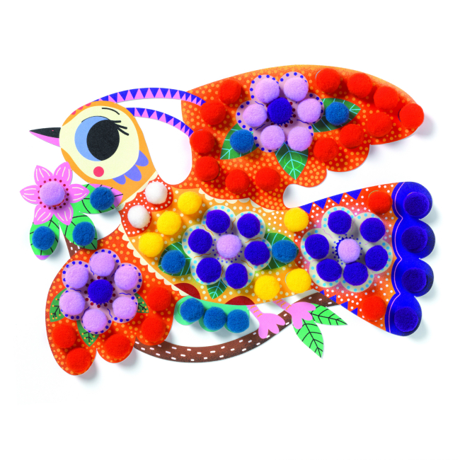 Наборы для творчества - Набор для творчества Djeco Пушистые птицы (DJ00070)#3