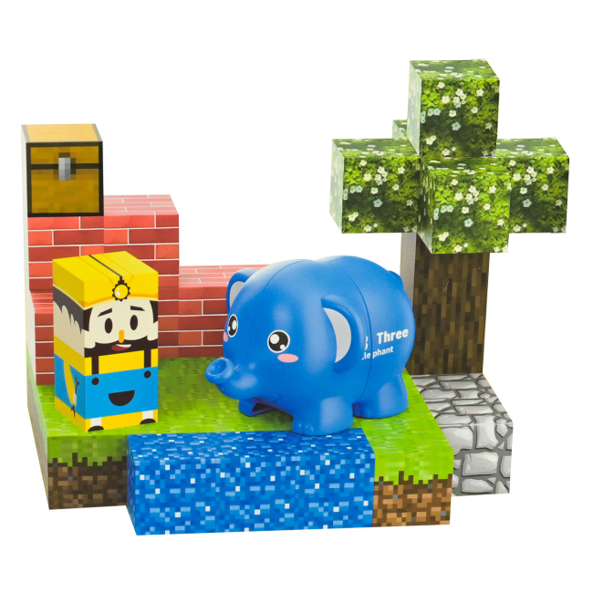 Магнитные конструкторы - Магнитный конструктор Країна Іграшок Слоник (JM922)#2