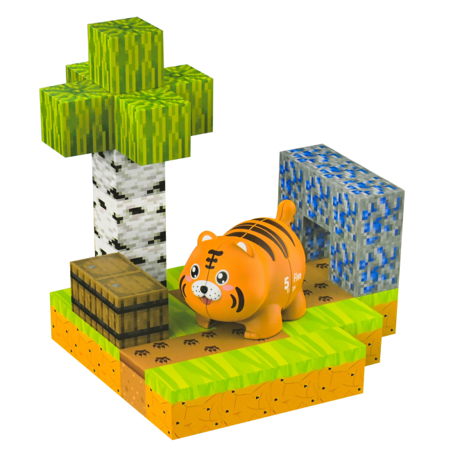 Магнітні конструктори - Магнітний конструктор Країна Іграшок Тигр (JM924)#2