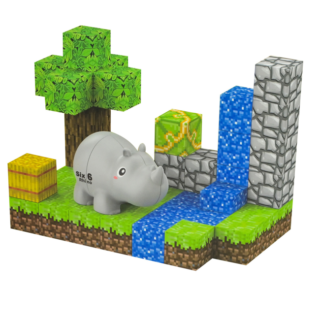 Магнитные конструкторы - Магнитный конструктор Країна Іграшок Носорог (JM925)#2