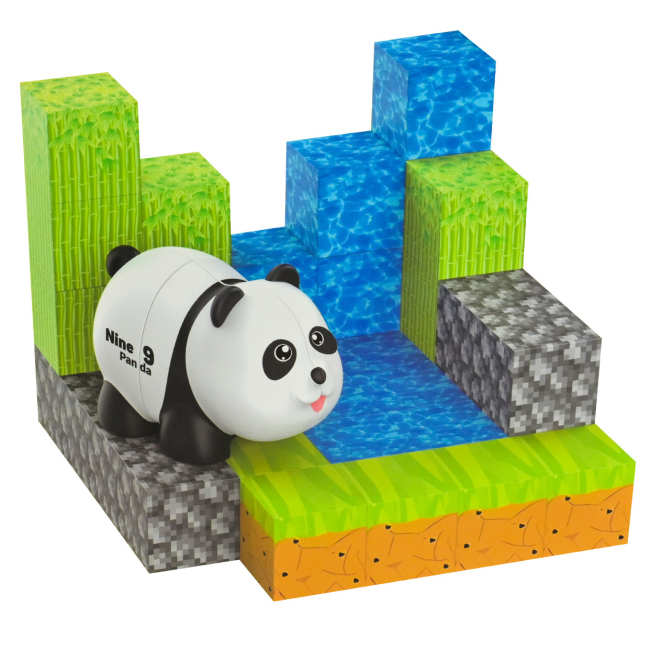 Магнітні конструктори - Магнітний конструктор Країна Іграшок Панда (JM928)#2