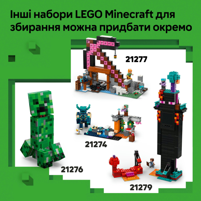 Конструкторы LEGO - Конструктор LEGO Minecraft Дом из взрывчатки в джунглях (21275)#10