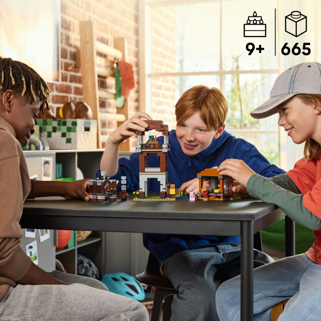 Конструктори LEGO - Конструктор LEGO Minecraft Аванпост розбійників та спустошувач (21278)#5