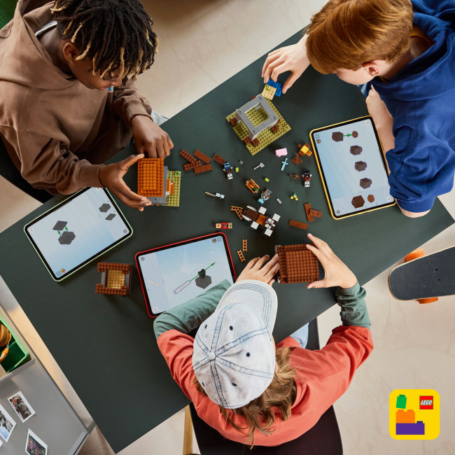 Конструктори LEGO - Конструктор LEGO Minecraft Аванпост розбійників та спустошувач (21278)#9