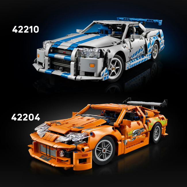 Конструкторы LEGO - Конструктор LEGO Technic Двойной форсаж Автомобиль Nissan Skyline GT-R (R34) (42210)#10
