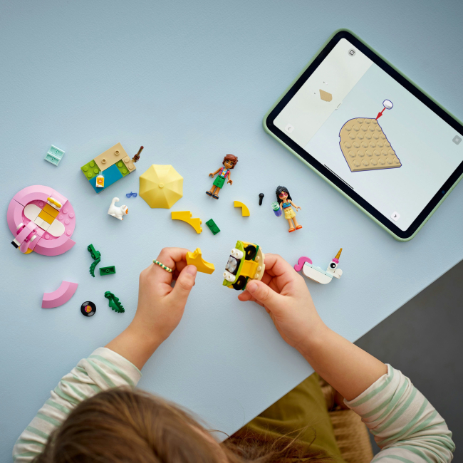Конструкторы LEGO - Конструктор LEGO Friends Вечеринка единорога и фламинго у бассейна (42658)#4