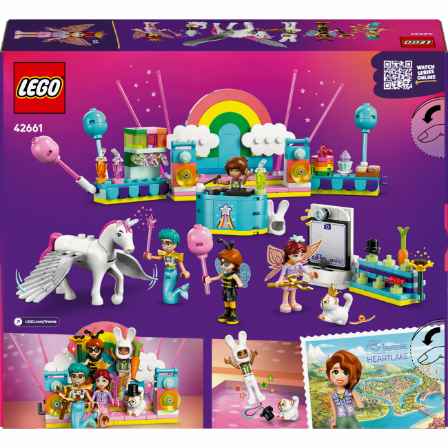 Конструкторы LEGO - Конструктор LEGO Friends Костюмированная вечеринка с единорогом и феей (42661)#3