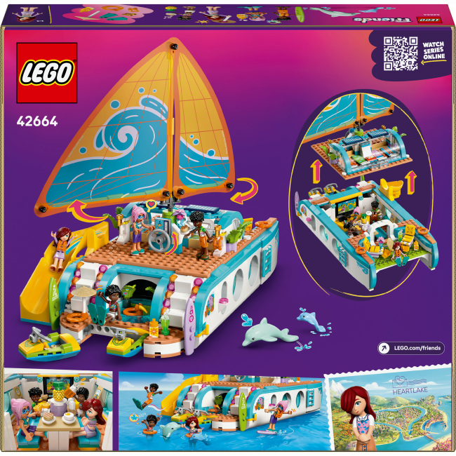 Конструкторы LEGO - Конструктор LEGO Friends Приключения на туристической лодке (42664)#3