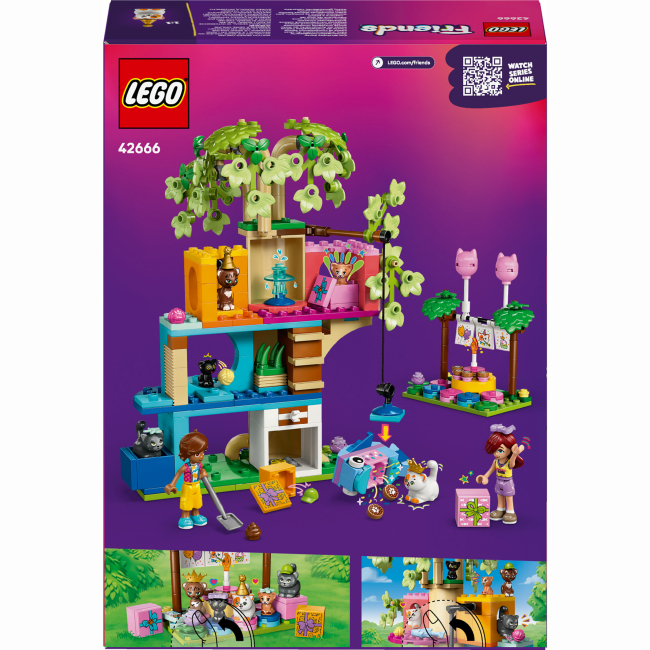 Конструкторы LEGO - Конструктор LEGO Friends День рождения кота и дом на дереве (42666)#3