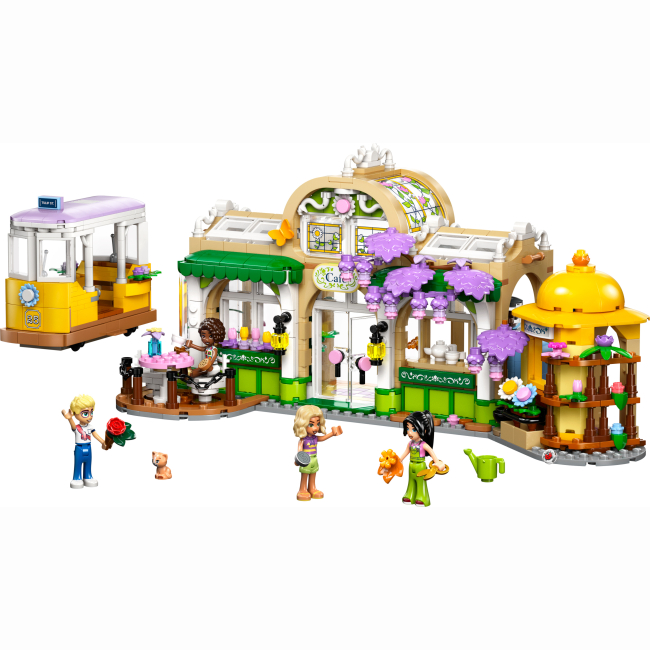 Конструкторы LEGO - Конструктор LEGO Friends Кофейня с растениями и цветочный магазин (42671)#2