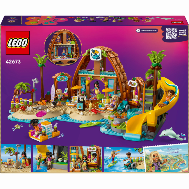 Конструкторы LEGO - Конструктор LEGO Friends Пляжный курорт для семейного отдыха (42673)#3