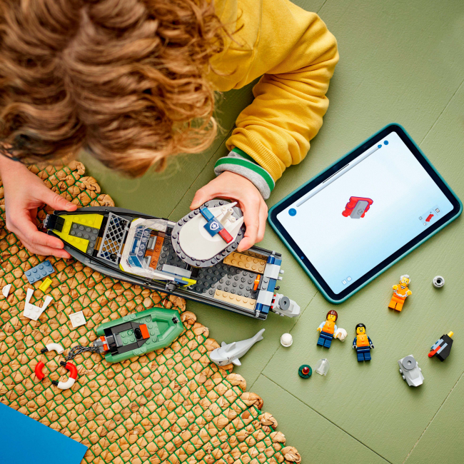 Конструктори LEGO - Конструктор LEGO City Переслідування на поліцейському катері (60456)#4