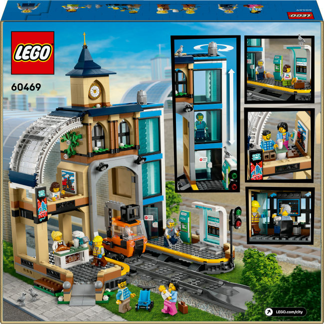 Конструкторы LEGO - Конструктор LEGO City Центральный железнодорожный вокзал (60469)#3