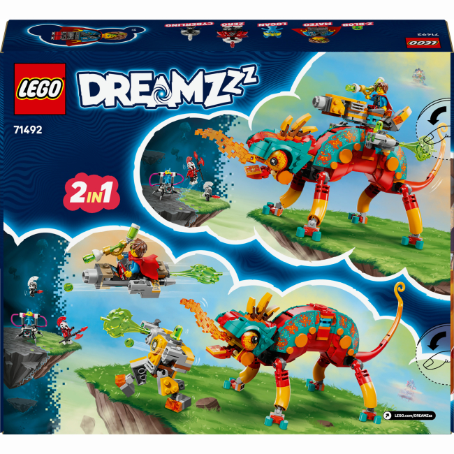 Конструктори LEGO - Конструктор LEGO DREAMZzz Вогняний хамелеон Матео (71492)#3