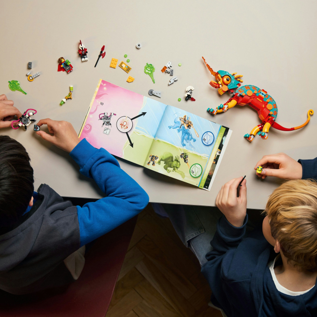 Конструктори LEGO - Конструктор LEGO DREAMZzz Вогняний хамелеон Матео (71492)#4