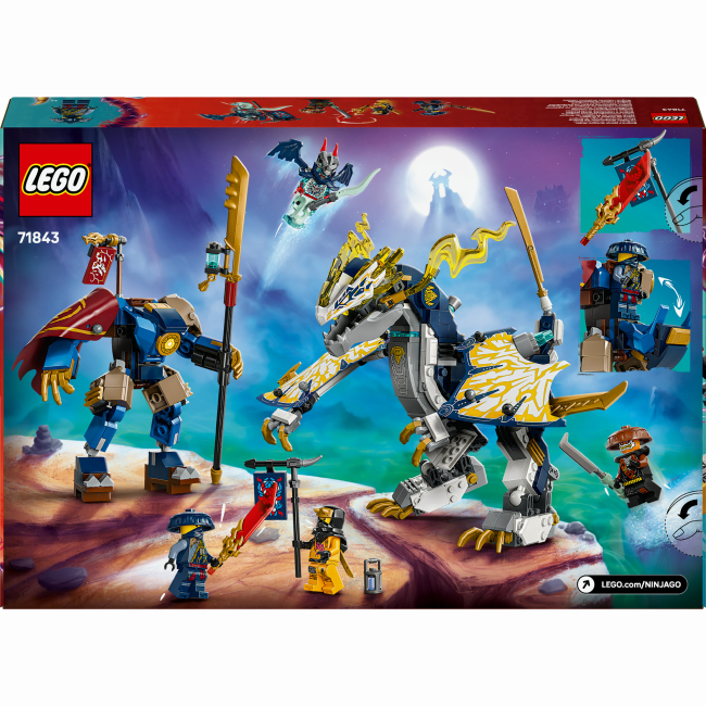 Конструктори LEGO - Конструктор LEGO NINJAGO Розбійник: Робот-вершник на драконі (718430)#3
