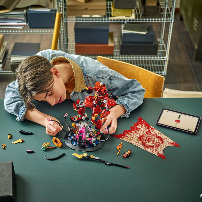 Конструктори LEGO - Конструктор LEGO NINJAGO Робот Вогняного Лицаря (71846)#4