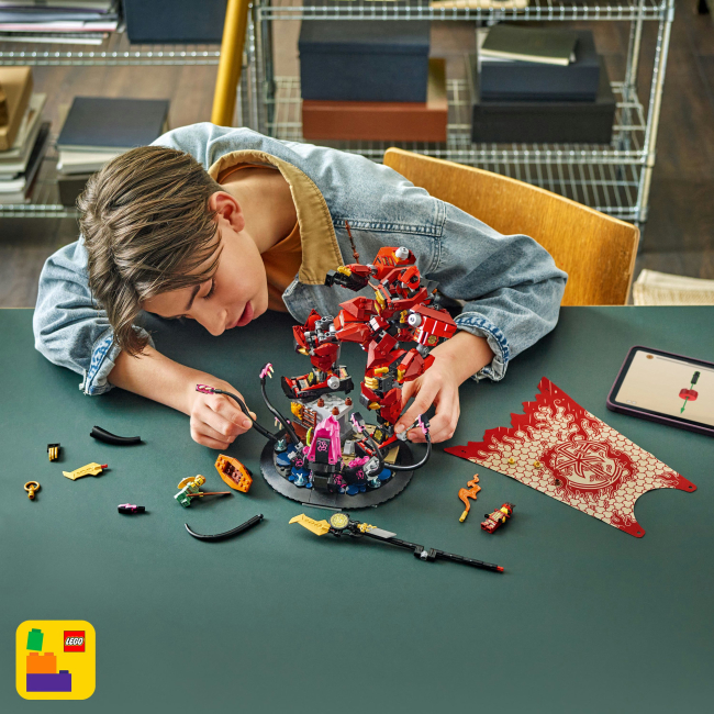 Конструктори LEGO - Конструктор LEGO NINJAGO Робот Вогняного Лицаря (71846)#9