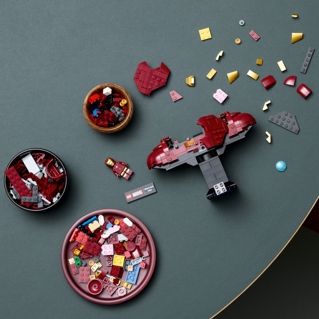 Конструкторы LEGO - Конструктор LEGO Marvel Бюст Железного Человека MK4 (76327)#4