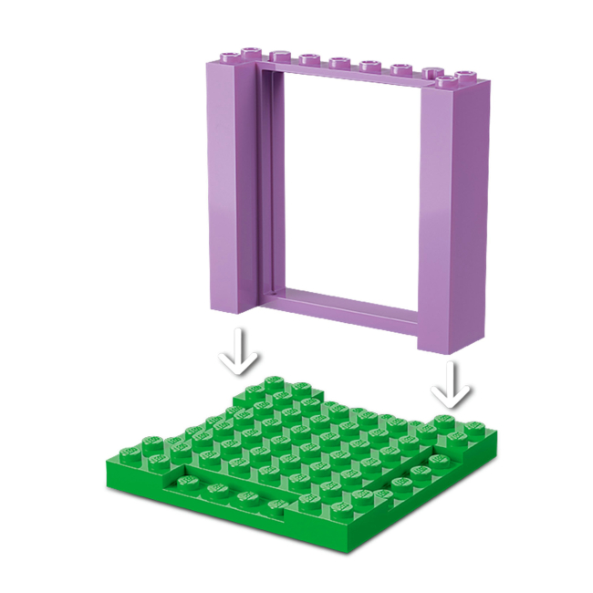 Конструкторы LEGO - Конструктор LEGO Gabby's Dollhouse Гора сладостей и сад Китти (11205)#6