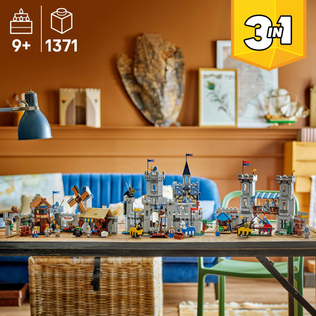 Конструкторы LEGO - Конструктор LEGO Creator Средневековый замок с рыцарем на коне (31168)#5