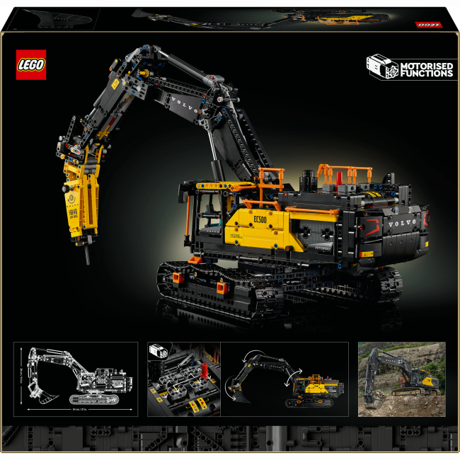 Конструкторы LEGO - Конструктор LEGO Technic Экскаватор Volvo EC500 Hybrid (42215)#3