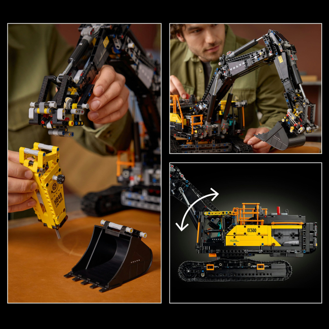 Конструкторы LEGO - Конструктор LEGO Technic Экскаватор Volvo EC500 Hybrid (42215)#8