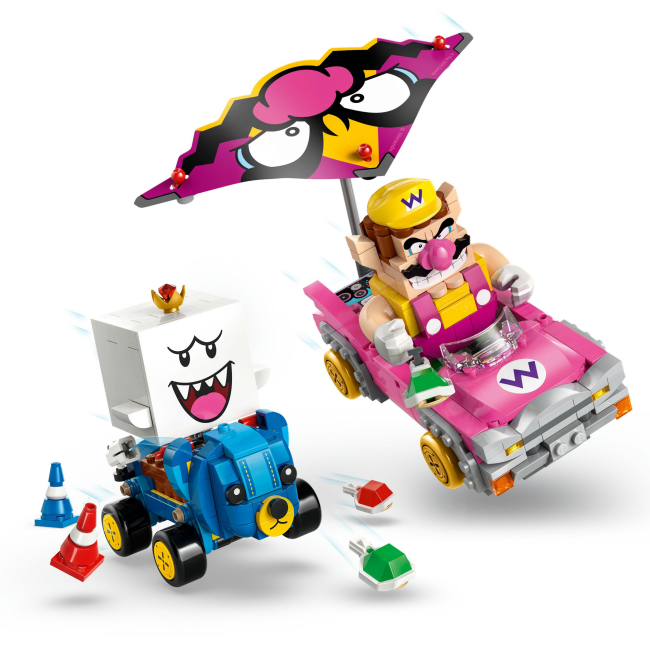 Конструкторы LEGO - Конструктор LEGO Super Mario Mario Kart – Wario и King Boo (72038)#6