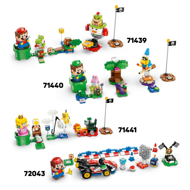Конструктори LEGO - Конструктор LEGO Super Mario Mario Kart – Bowser та його замок (72039)#10