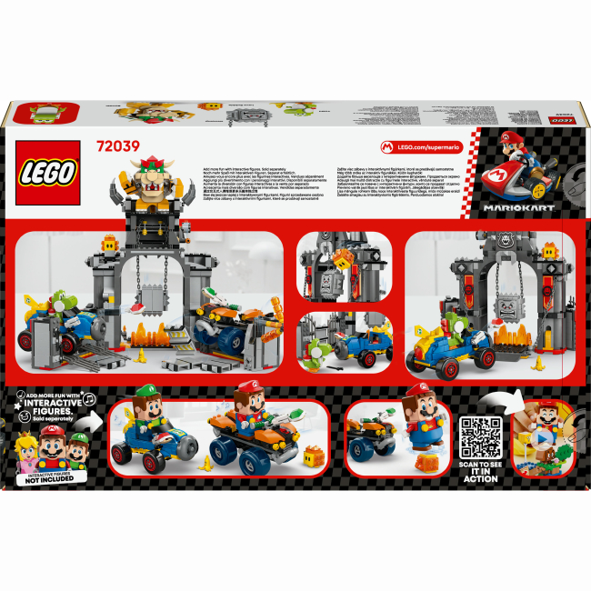 Конструктори LEGO - Конструктор LEGO Super Mario Mario Kart – Bowser та його замок (72039)#3