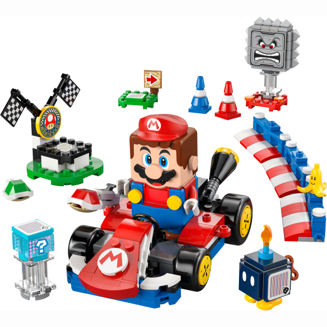 Конструкторы LEGO - Конструктор LEGO Super Mario Mario Kart – Interactive LEGO Mario и Standard Kart (72043)#2