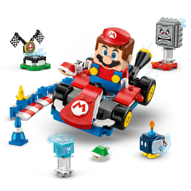 Конструкторы LEGO - Конструктор LEGO Super Mario Mario Kart – Interactive LEGO Mario и Standard Kart (72043)#6
