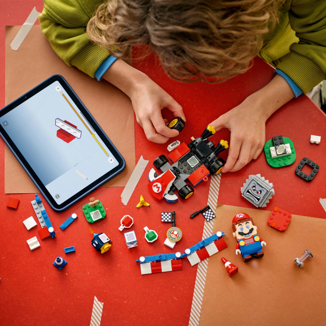 Конструкторы LEGO - Конструктор LEGO Super Mario Mario Kart – Interactive LEGO Mario и Standard Kart (72043)#9