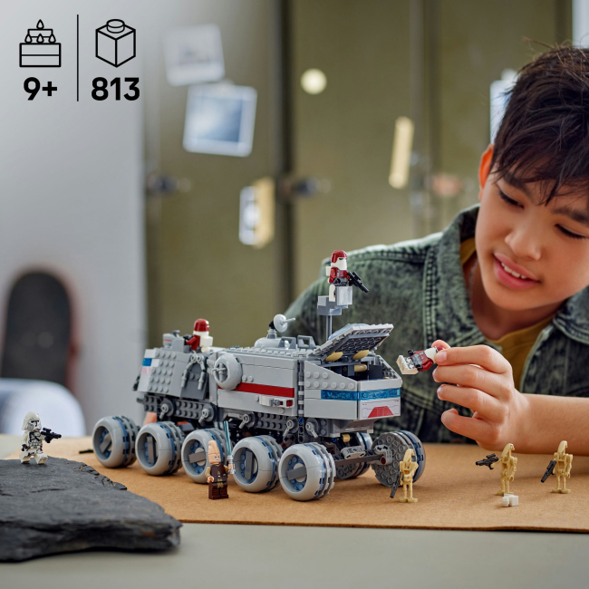 Конструкторы LEGO - Конструктор LEGO Звездные войны: Войны клонов «Джаггернаут» Великой армии Республики (75413)#5