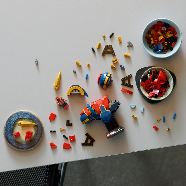 Конструкторы LEGO - Конструктор LEGO Marvel Бюст Железного Человека-Паука (76326)#4