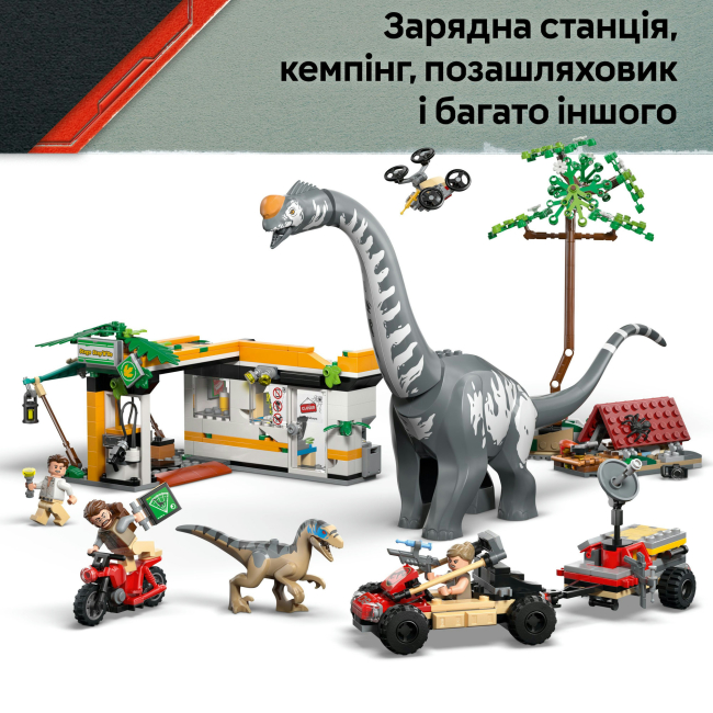 Конструкторы LEGO - Конструктор LEGO Jurassic World Миссия по отслеживанию раптора и титанозавра (76973)#6