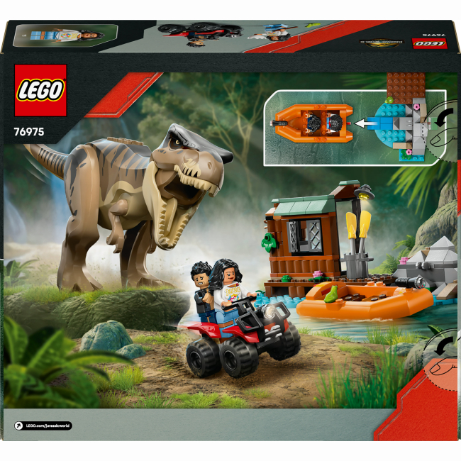 Конструкторы LEGO - Конструктор LEGO Jurassic World Побег по реке от тиранозавра (76975)#3