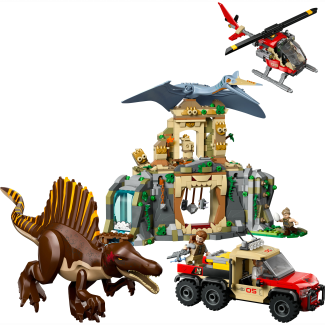 Конструктори LEGO - Конструктор LEGO Jurassic World Повітряна місія зі спинозавром і кетцалькоатлем (76976)#2