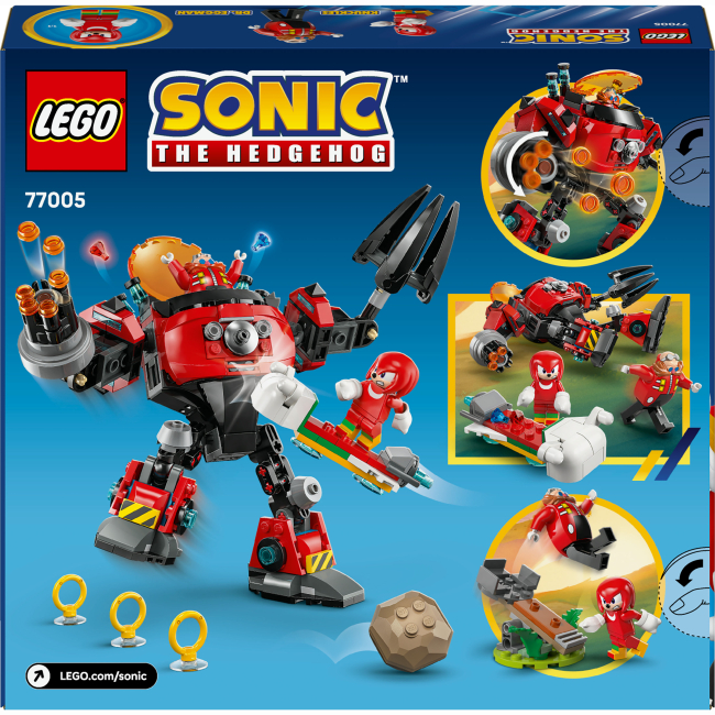 Конструкторы LEGO - Конструктор LEGO Sonic the Hedgehog Knuckles против Dr. Eggman Egg Crusher Mech (77005)#3