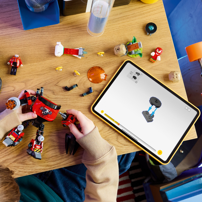 Конструкторы LEGO - Конструктор LEGO Sonic the Hedgehog Knuckles против Dr. Eggman Egg Crusher Mech (77005)#4