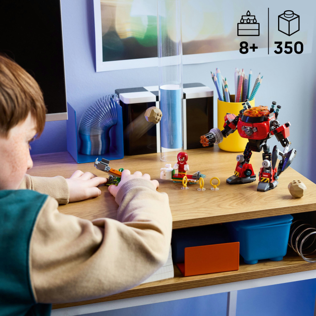 Конструкторы LEGO - Конструктор LEGO Sonic the Hedgehog Knuckles против Dr. Eggman Egg Crusher Mech (77005)#5