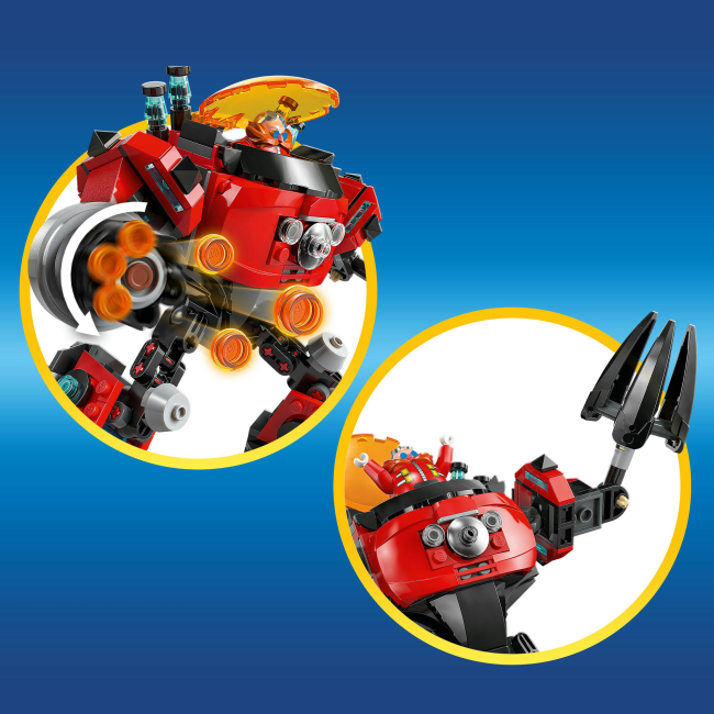 Конструкторы LEGO - Конструктор LEGO Sonic the Hedgehog Knuckles против Dr. Eggman Egg Crusher Mech (77005)#6