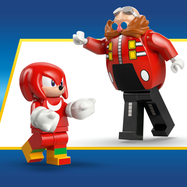 Конструкторы LEGO - Конструктор LEGO Sonic the Hedgehog Knuckles против Dr. Eggman Egg Crusher Mech (77005)#9