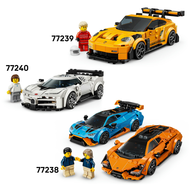 Конструктори LEGO - Конструктор LEGO Speed Champions Спортивний автомобіль Dodge Challenger SRT Hellcat (77237)#10