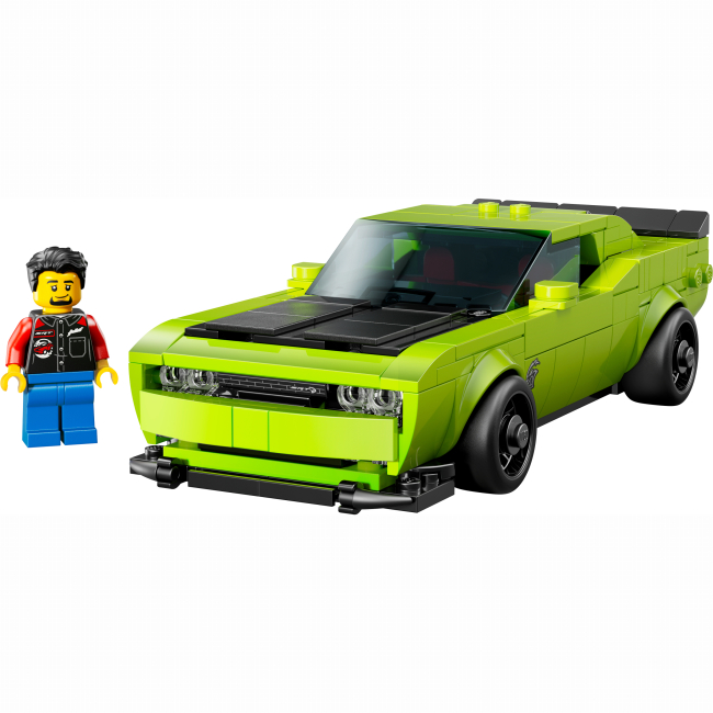 Конструктори LEGO - Конструктор LEGO Speed Champions Спортивний автомобіль Dodge Challenger SRT Hellcat (77237)#2