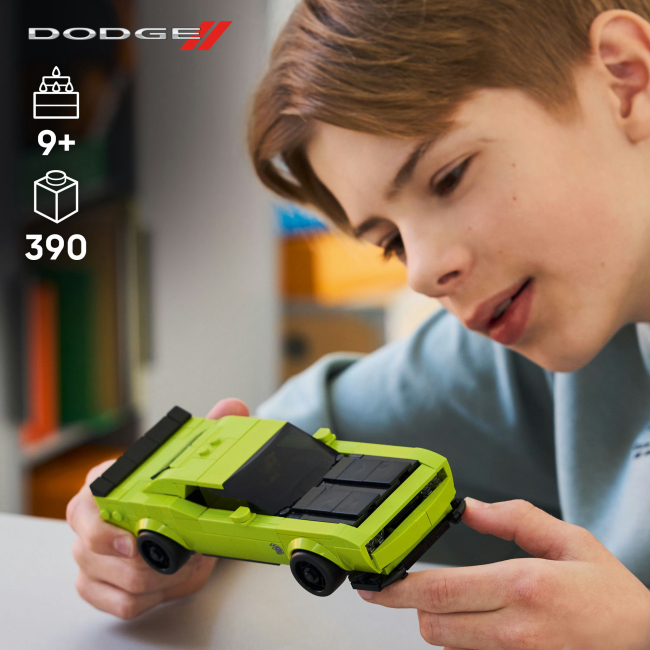 Конструктори LEGO - Конструктор LEGO Speed Champions Спортивний автомобіль Dodge Challenger SRT Hellcat (77237)#5