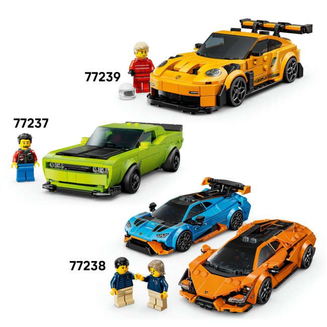 Конструкторы LEGO - Конструктор LEGO Speed ​​Спортивный гиперкар Bugatti Centodieci (77240)#10