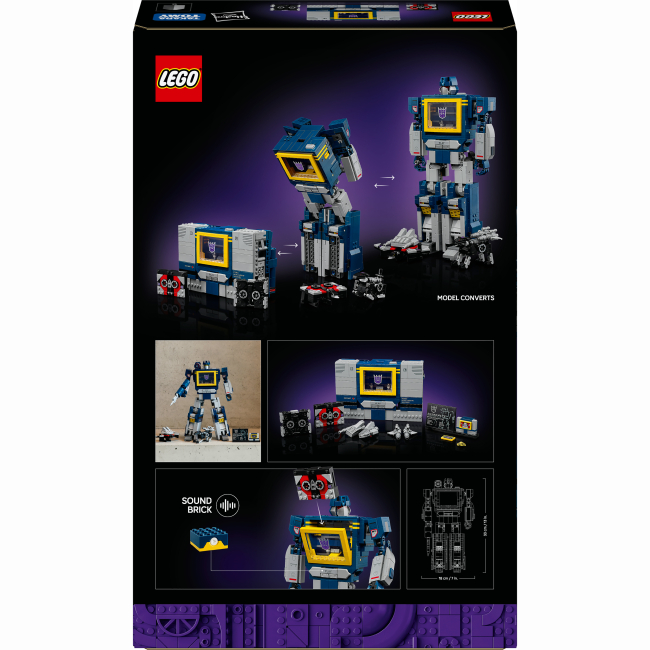 Конструкторы LEGO - Конструктор LEGO Icons Transformers: Саундвейв (10358)#3