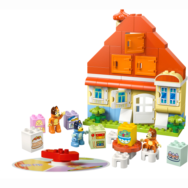 Конструктори LEGO - Конструктор LEGO DUPLO Bluey Родинний дім Блуї із грою на запамʼятовування (10459)#2