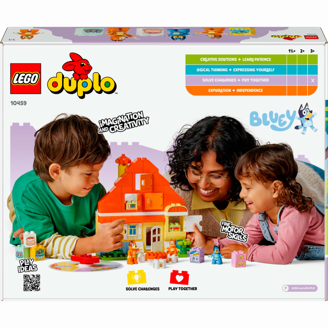 Конструктори LEGO - Конструктор LEGO DUPLO Bluey Родинний дім Блуї із грою на запамʼятовування (10459)#3